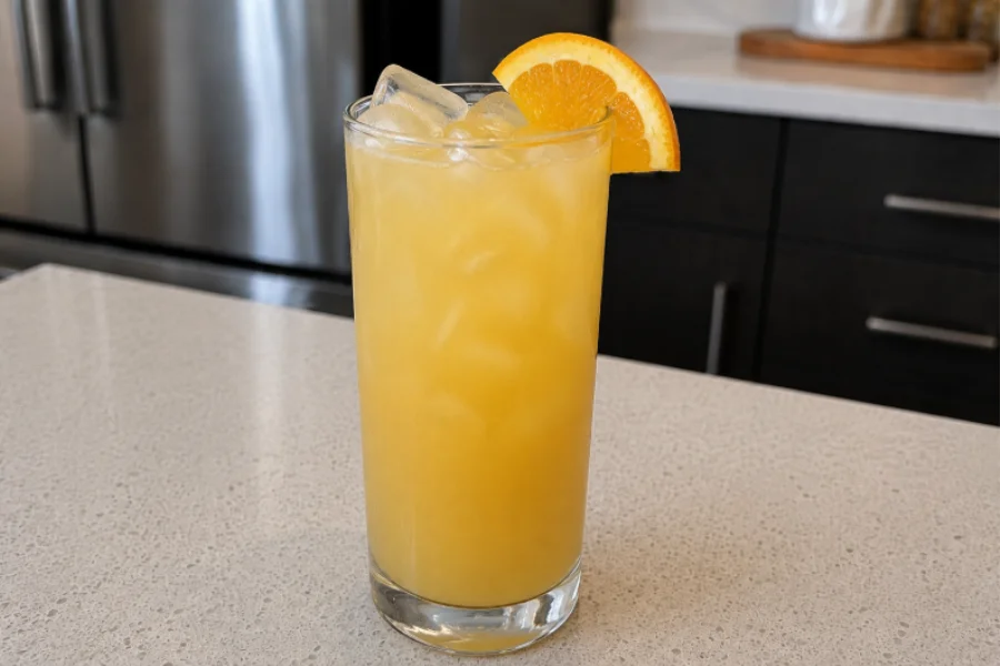 Dunkin’ Golden Hour Refresher recipe step 5