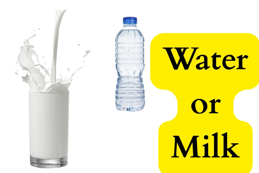 McDonald’s S’mores McFlurry Drink Recipe ingredients water or milk