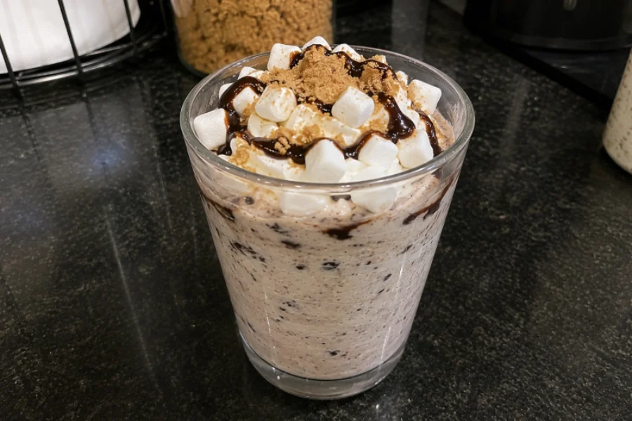 McDonald’s S’mores McFlurry drink recipe step 3
