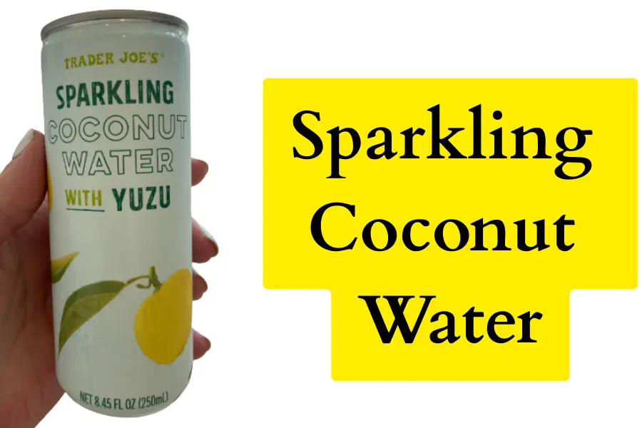 Sparkling coconut water with yuzu