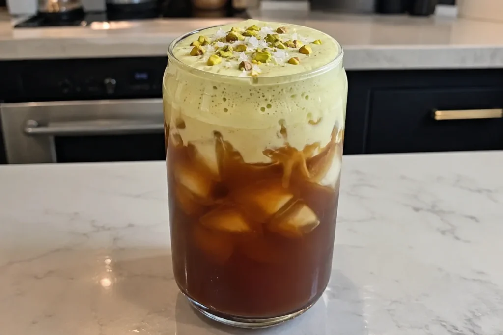Copycat Starbucks Pistachio Cream Cold Brew Recipe