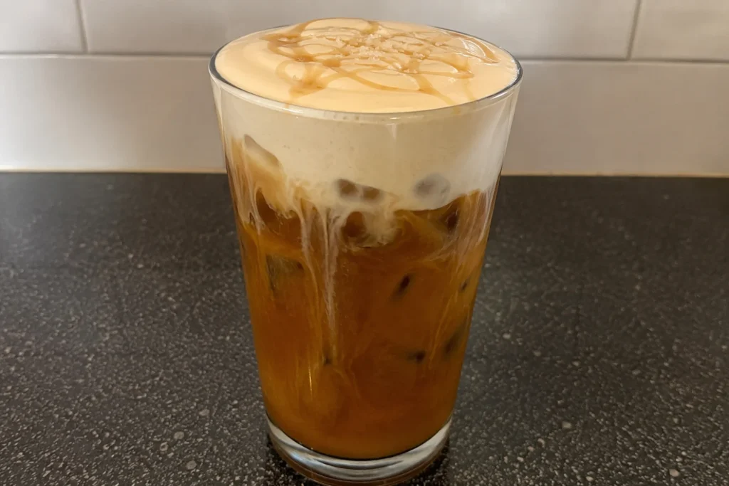 Copycat Starbucks Salted Caramel Cream Cold Brew Recipe