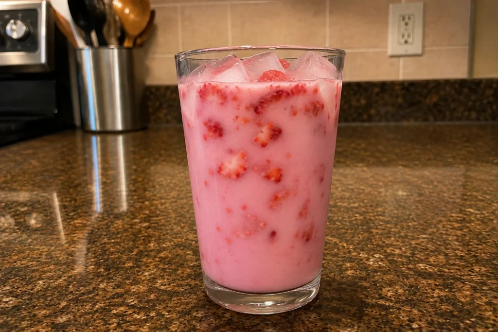 Starbucks Pink Drink Strawberry Açaí Coconut Milk Recipe step 3