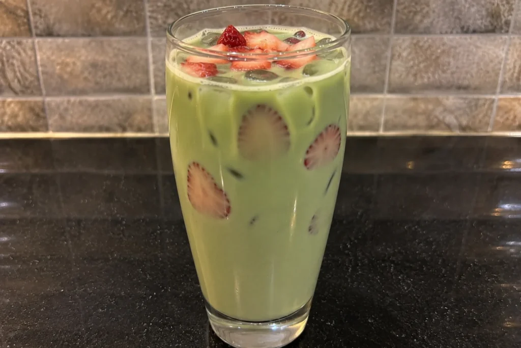 Tazo Strawberry Matcha Recipe step 3