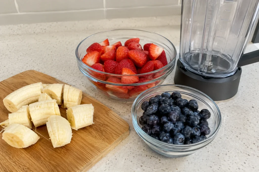 Down to Earth Smoothie Recipe step 1