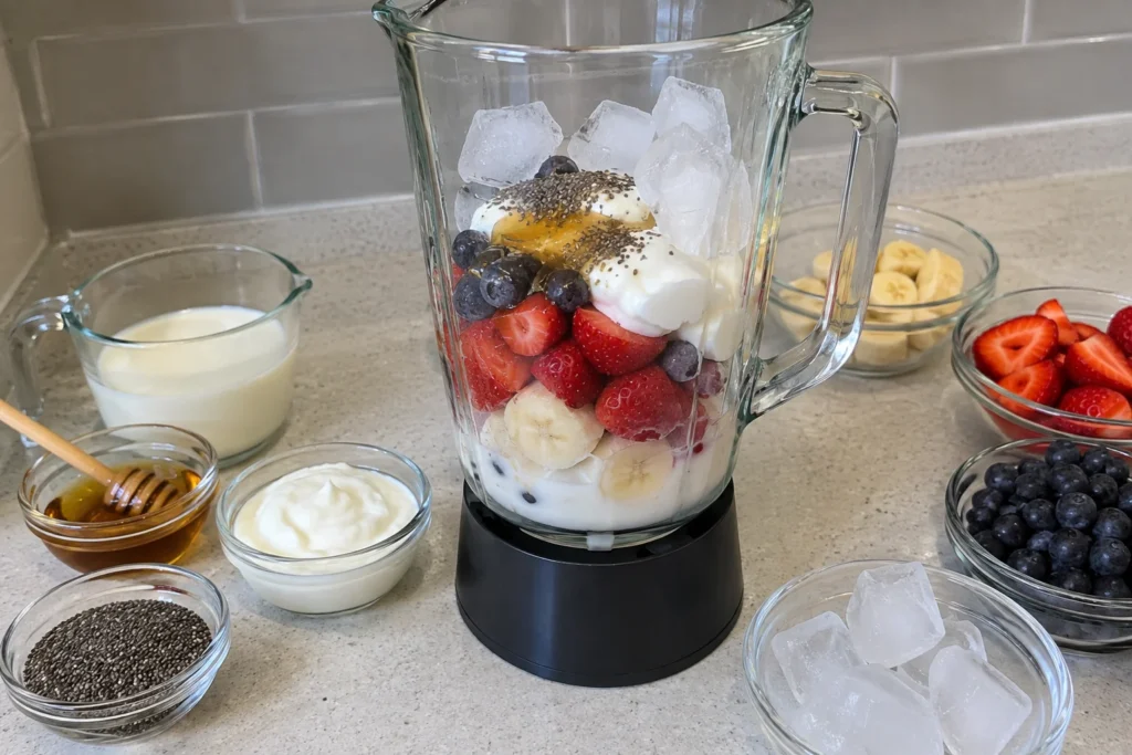 Down to Earth Smoothie Recipe step 2