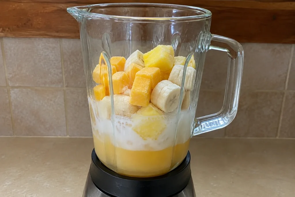 Stitch Tropical Smoothie Recipe step 2
