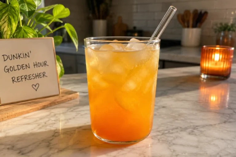 Dunkin’ Golden Hour Refresher Recipe
