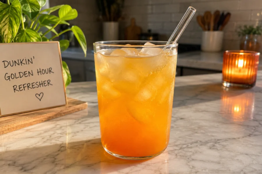 Dunkin’ Golden Hour Refresher Recipe