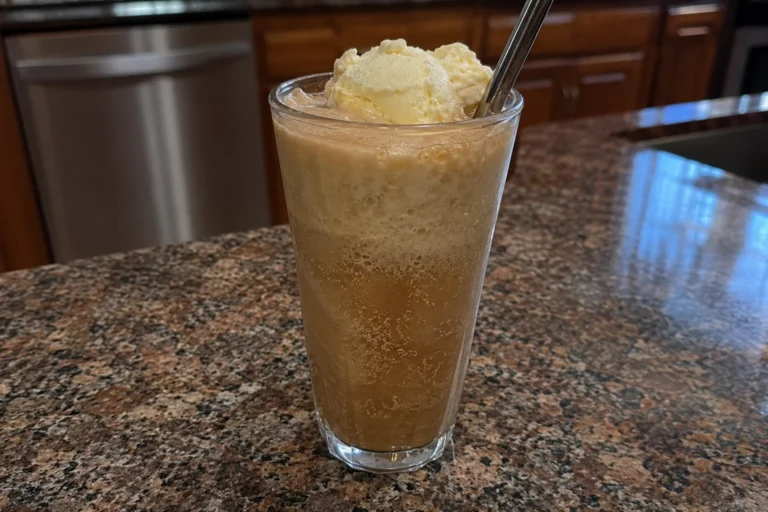 Homemade Dr Pepper Vanilla Float Recipe